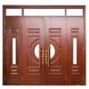 Cửa Thép Vân Gỗ 4 Cánh DTA-4L-H4 (khoét kính)-H4A (khoét kính)