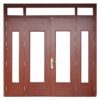 Cửa Thép Vân Gỗ 4 Cánh DTA-4L-HOOK